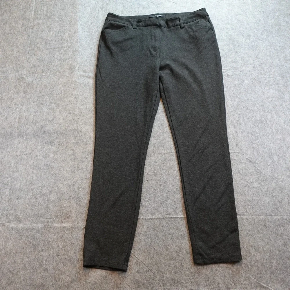 Andrew Marc Pants Womens 32x28‎ Charcoal Gray Trousers Skinny High Rise Workwear
